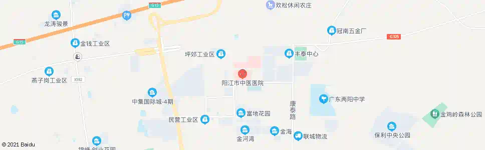 阳江市中医院路口_公交站地图_阳江公交_妙搜公交查询2024