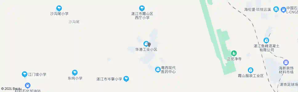 湛江华港路_公交站地图_湛江公交_妙搜公交查询2024