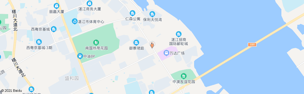 湛江龙潮路口_公交站地图_湛江公交_妙搜公交查询2024