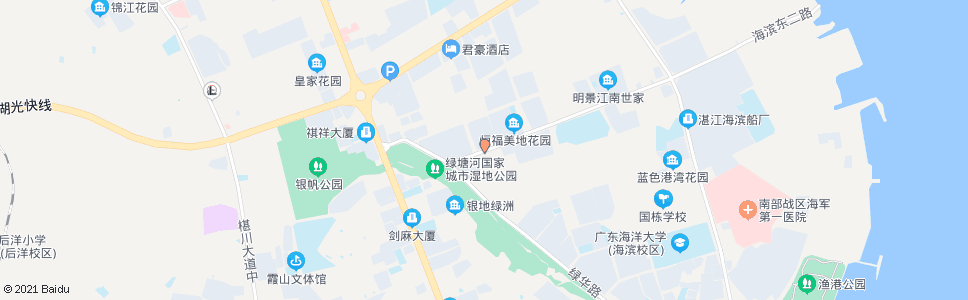 湛江可口可乐公司_公交站地图_湛江公交_妙搜公交查询2024