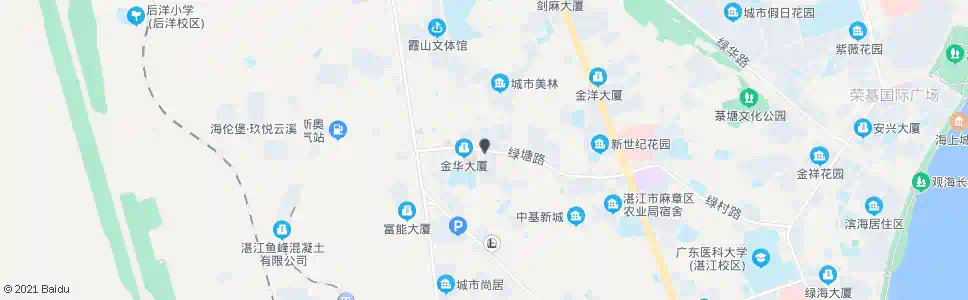 湛江新奥城市花园_公交站地图_湛江公交_妙搜公交查询2024