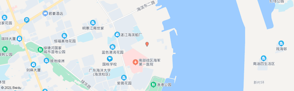湛江海市山庄_公交站地图_湛江公交_妙搜公交查询2024