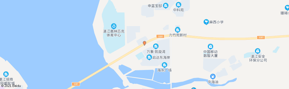 湛江大桥收费站_公交站地图_湛江公交_妙搜公交查询2024