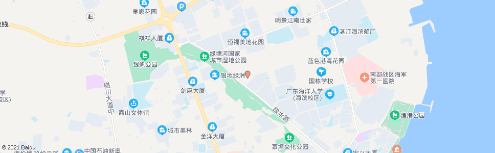 湛江园岭路西_公交站地图_湛江公交_妙搜公交查询2024