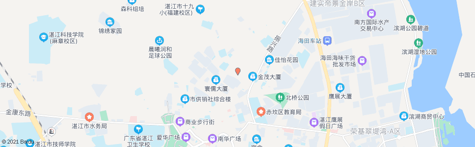 湛江新春路_公交站地图_湛江公交_妙搜公交查询2024