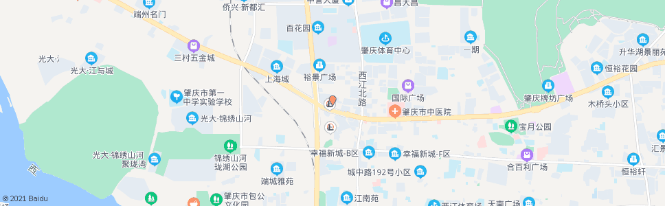 肇庆皮肤病医院(梅庵路口)_公交站地图_肇庆公交_妙搜公交查询2024