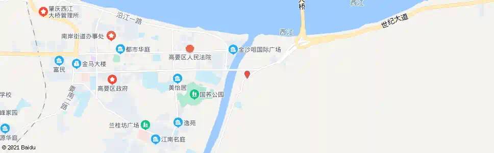 肇庆江口村_公交站地图_肇庆公交_妙搜公交查询2024