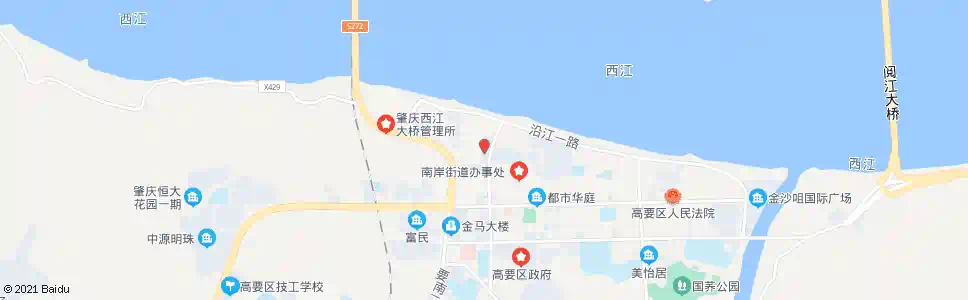 肇庆丽江苑_公交站地图_肇庆公交_妙搜公交查询2024