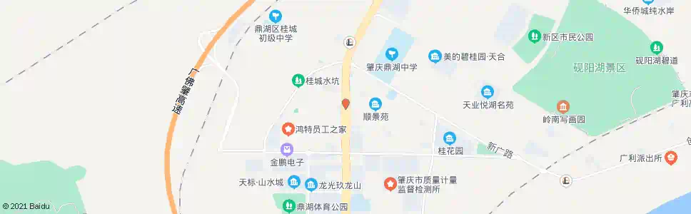 肇庆桂城车站_公交站地图_肇庆公交_妙搜公交查询2024