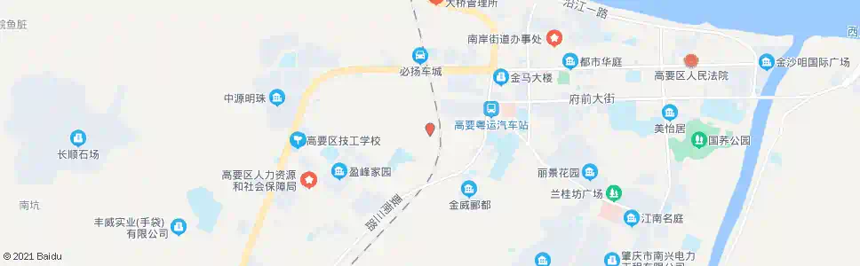 肇庆高要南岸_公交站地图_肇庆公交_妙搜公交查询2024