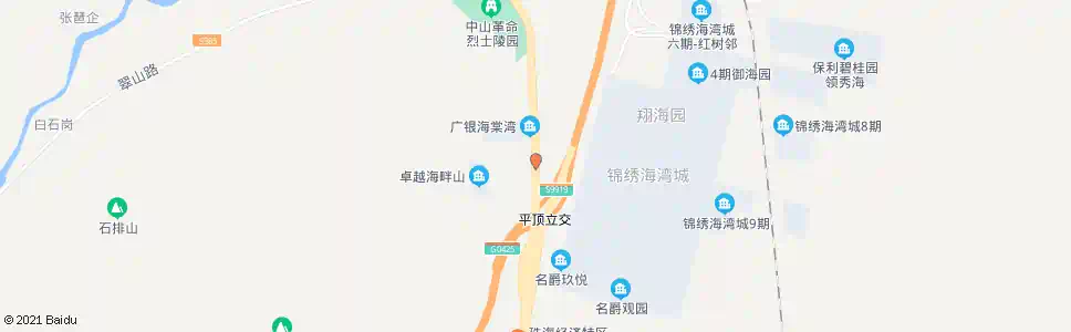 中山平顶村_公交站地图_中山公交_妙搜公交查询2024