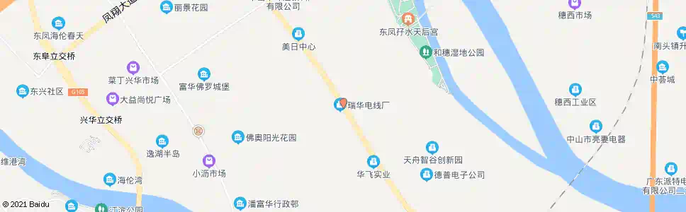 中山穗成村_公交站地图_中山公交_妙搜公交查询2024