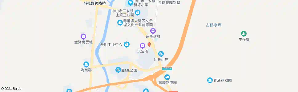 中山华财古玩城_公交站地图_中山公交_妙搜公交查询2024