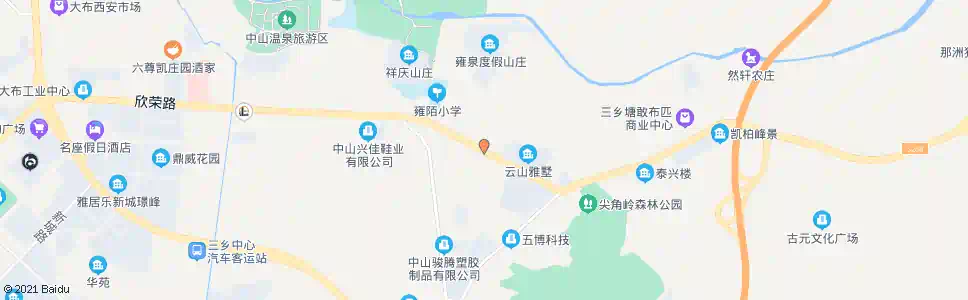 中山塘敢_公交站地图_中山公交_妙搜公交查询2024