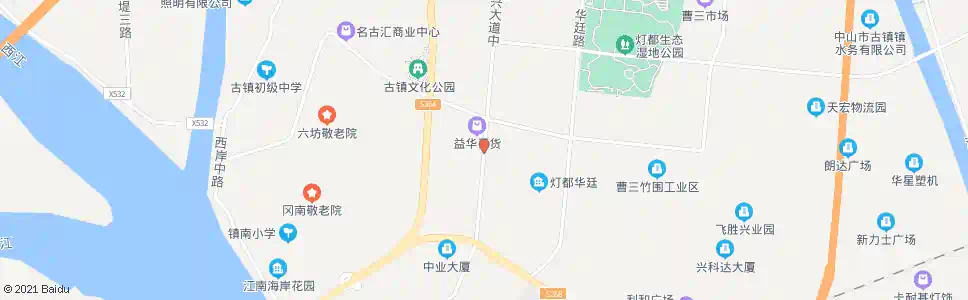 中山四海百货_公交站地图_中山公交_妙搜公交查询2024