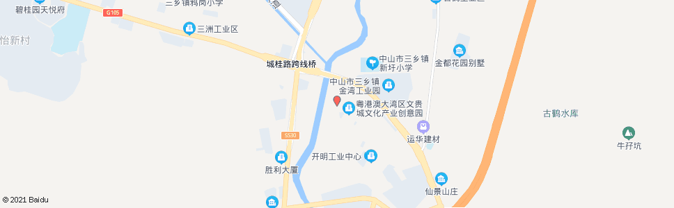 中山新墟市场_公交站地图_中山公交_妙搜公交查询2024