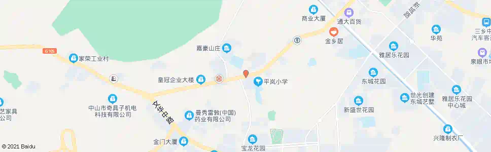 中山大记酒楼_公交站地图_中山公交_妙搜公交查询2024