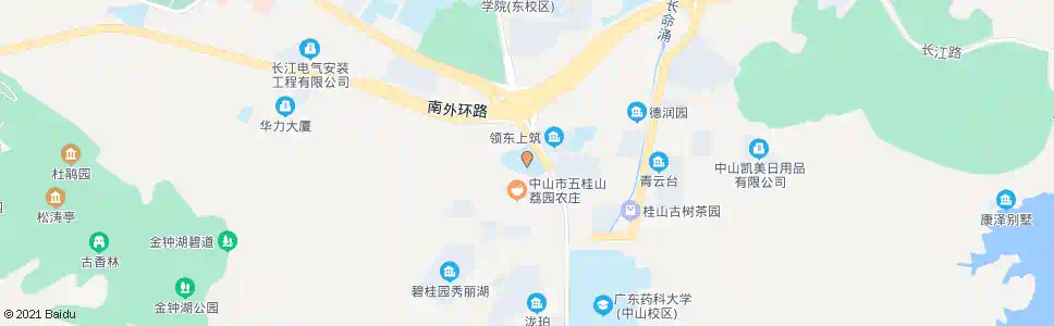 中山中港英文中学部_公交站地图_中山公交_妙搜公交查询2024