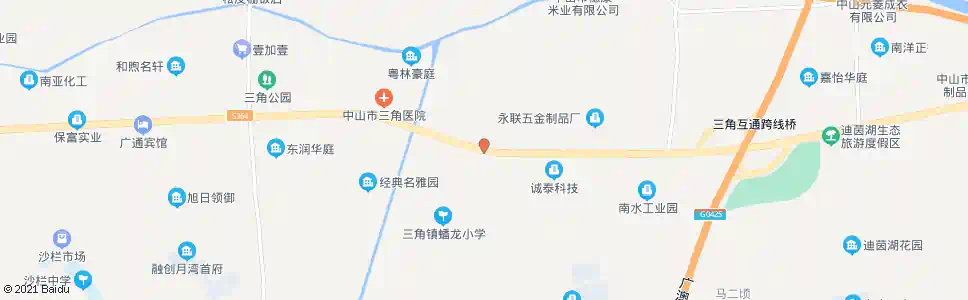 中山蟠龙路口_公交站地图_中山公交_妙搜公交查询2024