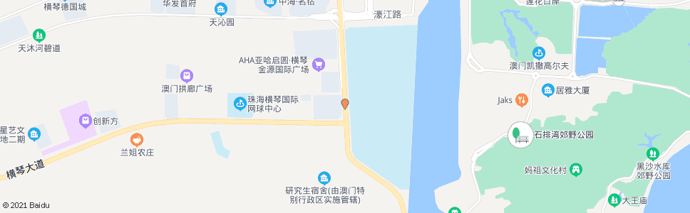珠海横琴新家园_公交站地图_珠海公交_妙搜公交查询2024