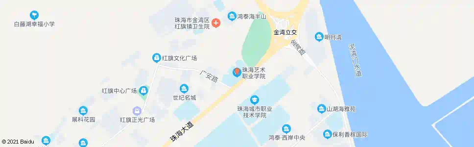 珠海艺术学院_公交站地图_珠海公交_妙搜公交查询2024