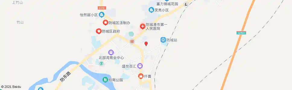 防城港城东村_公交站地图_防城港公交_妙搜公交查询2024