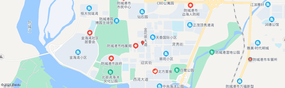 防城港灵秀街口_公交站地图_防城港公交_妙搜公交查询2024