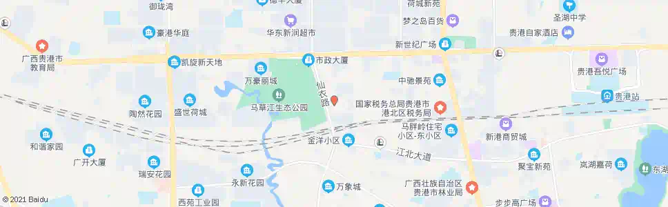 贵港汽车西站_公交站地图_贵港公交_妙搜公交查询2024