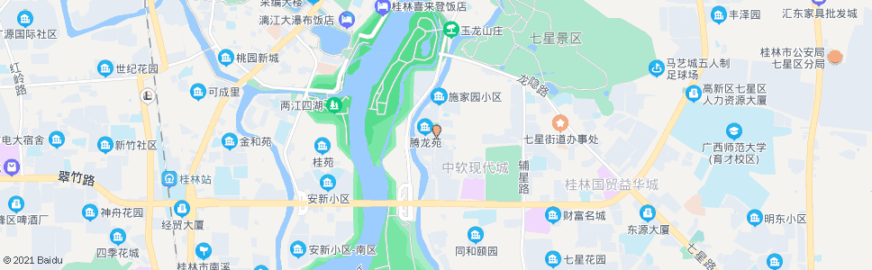 桂林施家园路_公交站地图_桂林公交_妙搜公交查询2024