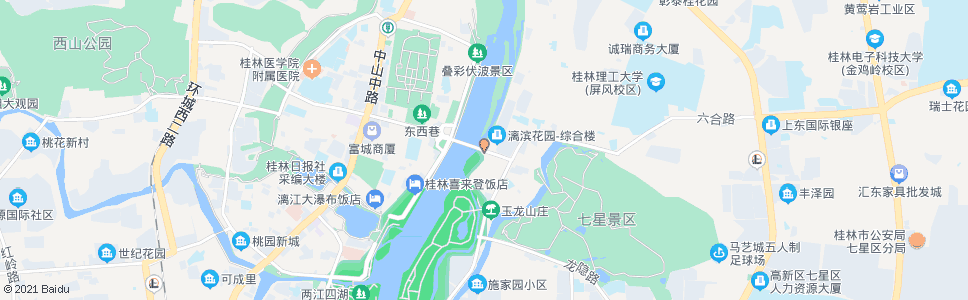 桂林解放桥_公交站地图_桂林公交_妙搜公交查询2024