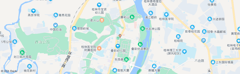 桂林凤北路口(红十字妇女儿童医院)_公交站地图_桂林公交_妙搜公交查询2024