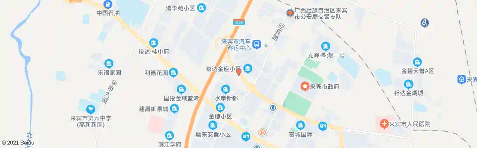 来宾来华收费站_公交站地图_来宾公交_妙搜公交查询2024