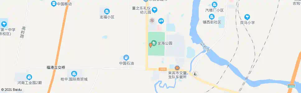 来宾康宁寺_公交站地图_来宾公交_妙搜公交查询2024