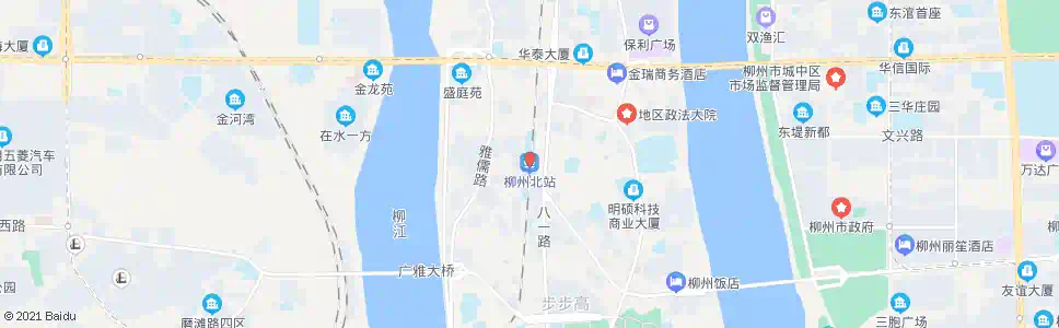 柳州学院路北_公交站地图_柳州公交_妙搜公交查询2024