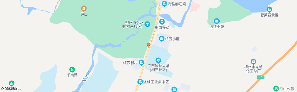 柳州园艺场_公交站地图_柳州公交_妙搜公交查询2024