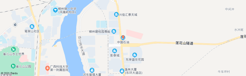 柳州东环大道中_公交站地图_柳州公交_妙搜公交查询2024