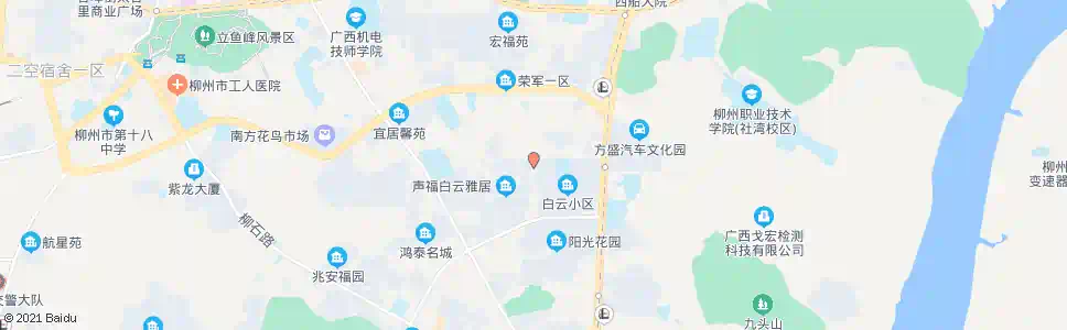 柳州茅山路_公交站地图_柳州公交_妙搜公交查询2024