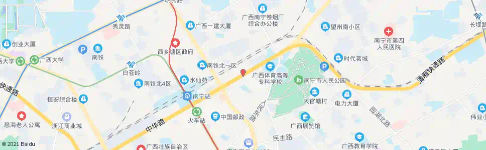 南宁中华安宁路口_公交站地图_南宁公交_妙搜公交查询2024