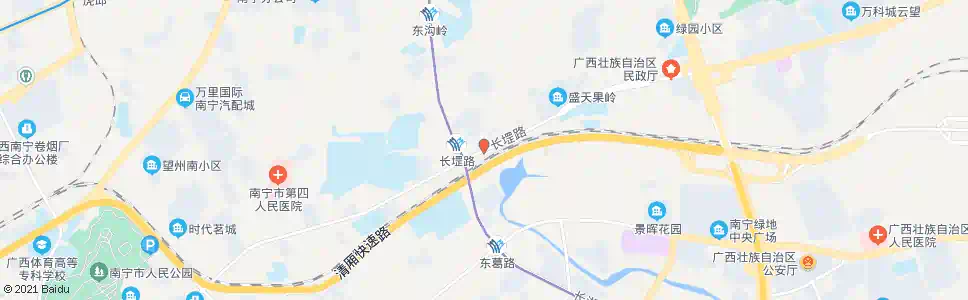 南宁长堽路中_公交站地图_南宁公交_妙搜公交查询2024