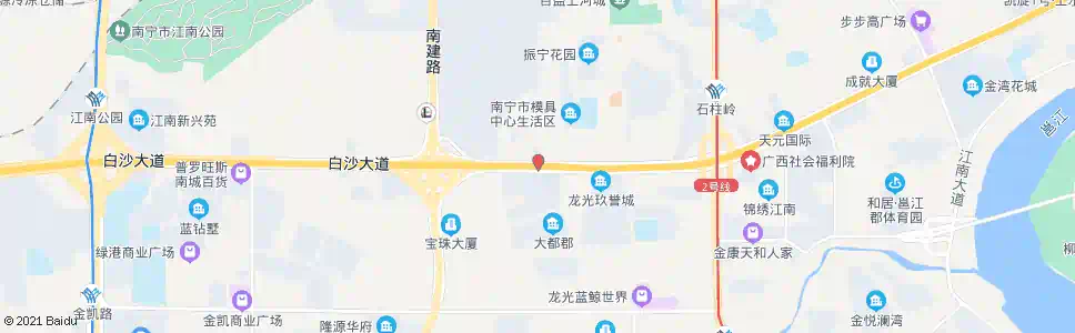 南宁白沙石柱岭路口_公交站地图_南宁公交_妙搜公交查询2024