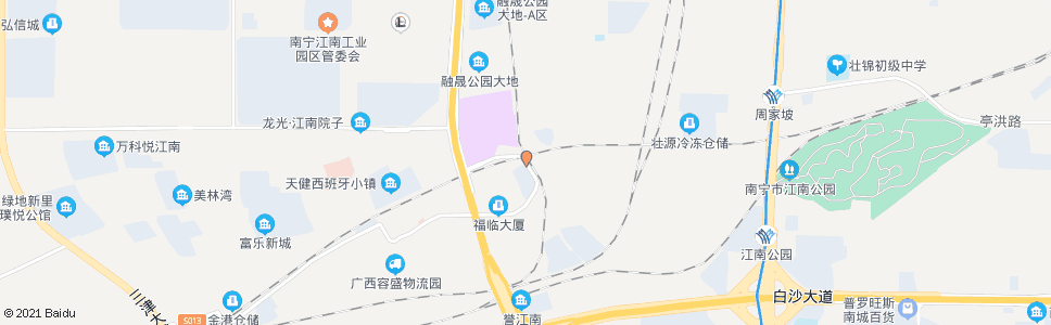 南宁铁道路口_公交站地图_南宁公交_妙搜公交查询2024