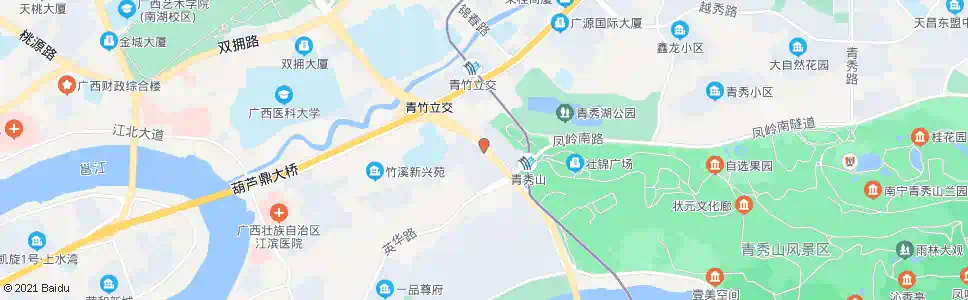 南宁青山英华路口_公交站地图_南宁公交_妙搜公交查询2024