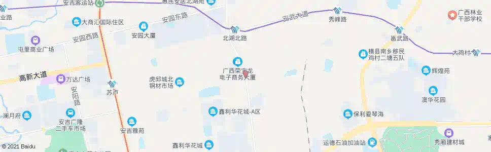 南宁北湖村_公交站地图_南宁公交_妙搜公交查询2024