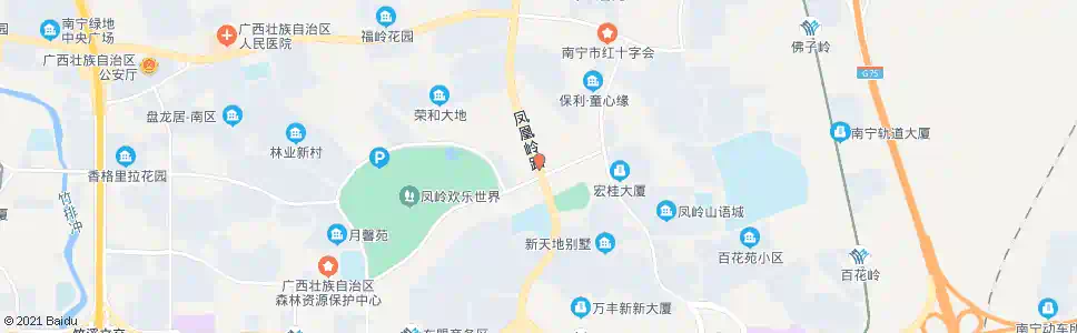 南宁云景凤凰岭路口_公交站地图_南宁公交_妙搜公交查询2024