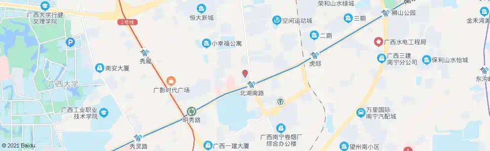 南宁北湖工人新村_公交站地图_南宁公交_妙搜公交查询2024