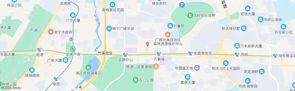 南宁景秀广场_公交站地图_南宁公交_妙搜公交查询2024