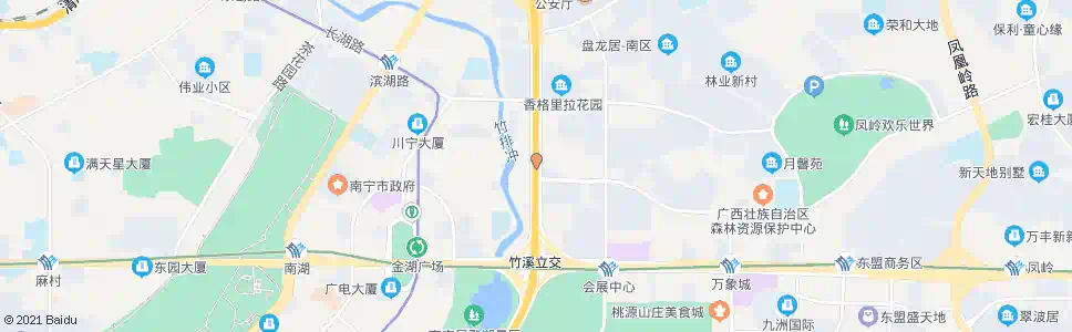 南宁云景厢竹路口_公交站地图_南宁公交_妙搜公交查询2024