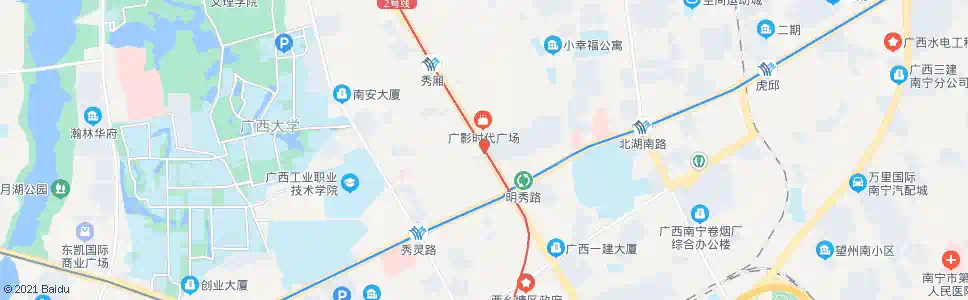 南宁友爱利客隆_公交站地图_南宁公交_妙搜公交查询2024