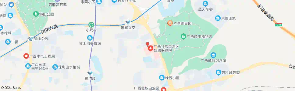 南宁广西妇产医院_公交站地图_南宁公交_妙搜公交查询2024