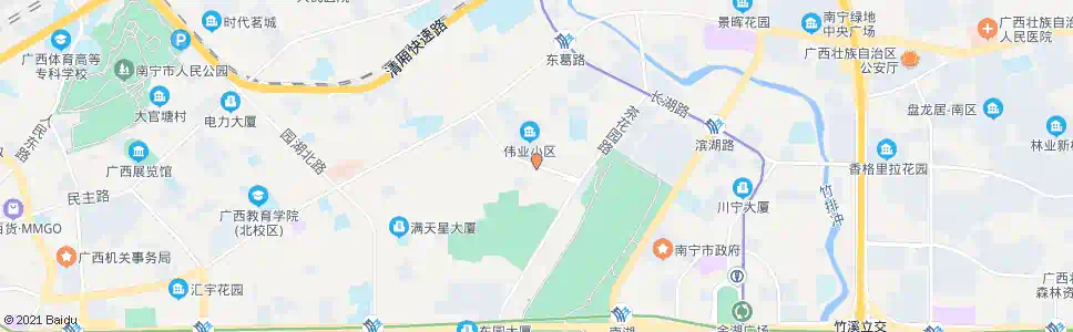 南宁望园广园路口_公交站地图_南宁公交_妙搜公交查询2024